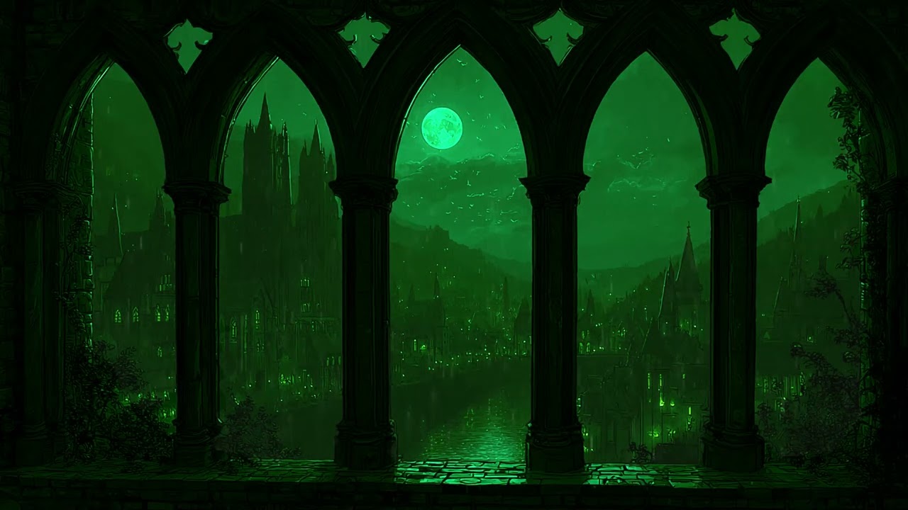 Rain Sounds for Deep Sleep and Relaxation - Overcome Insomnia with Thunder at Ancient Window