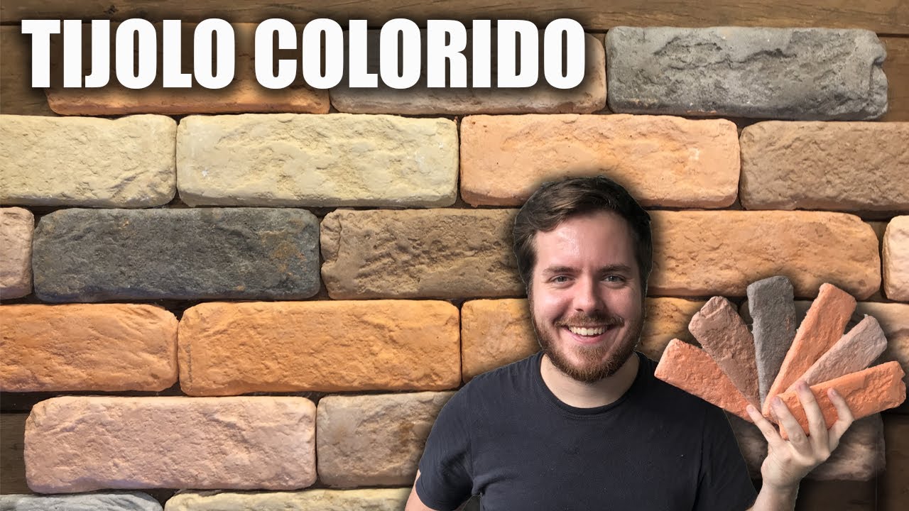 COMO FAZER TIJOLO COLORIDO DE GESSO EM CASA?!?
