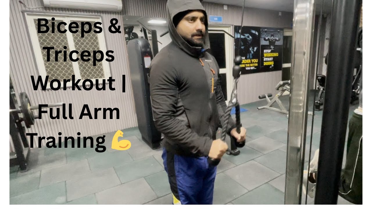 Biceps & Triceps Workout | Full Arm Training 💪