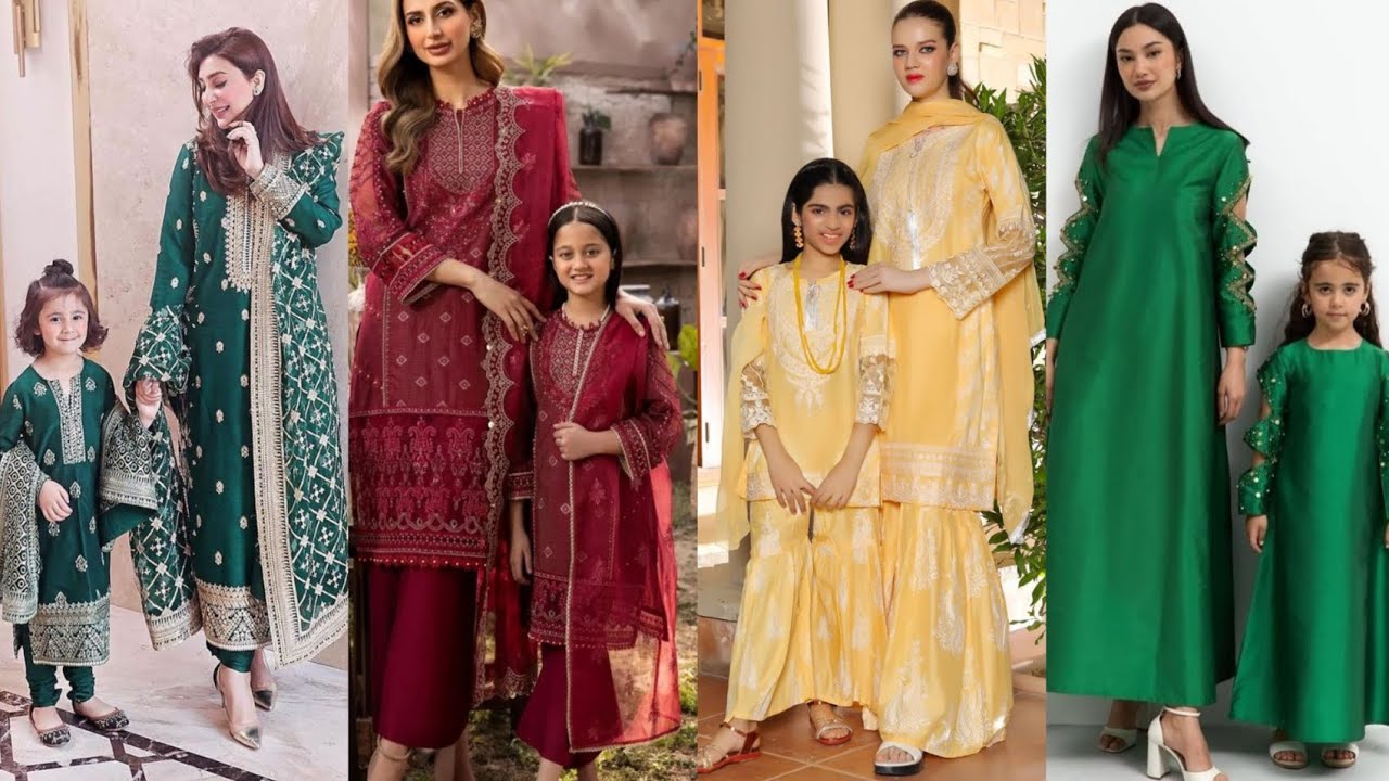 Mother and Daughter Matching Outfits 2026 | Cute Family Twinning Dresses