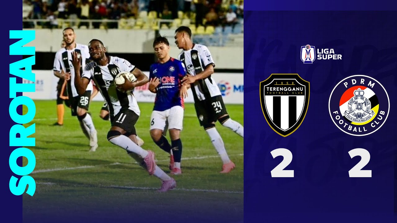 Terengganu FC 2 - 2 PDRM FC | Sorotan Liga Super 2025/26