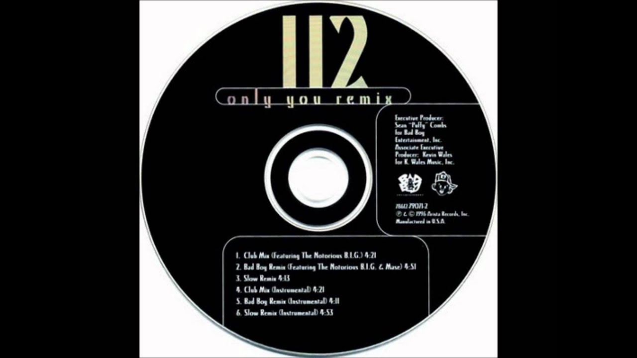 112 Feat. Notorious B.I.G., Puff Daddy & Mase - Only You (Bad Boy Remix Clean)