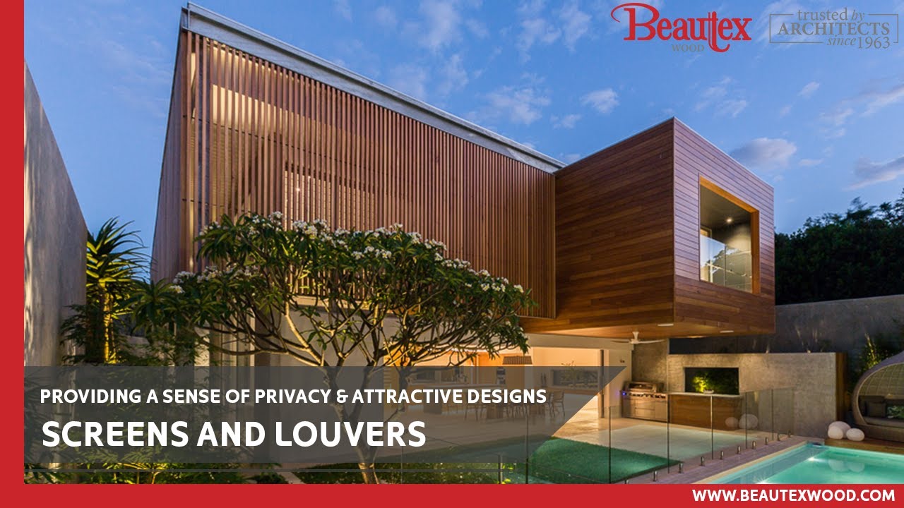 Providing a Sense of Privacy & Attractive Design | Screens and Louvers