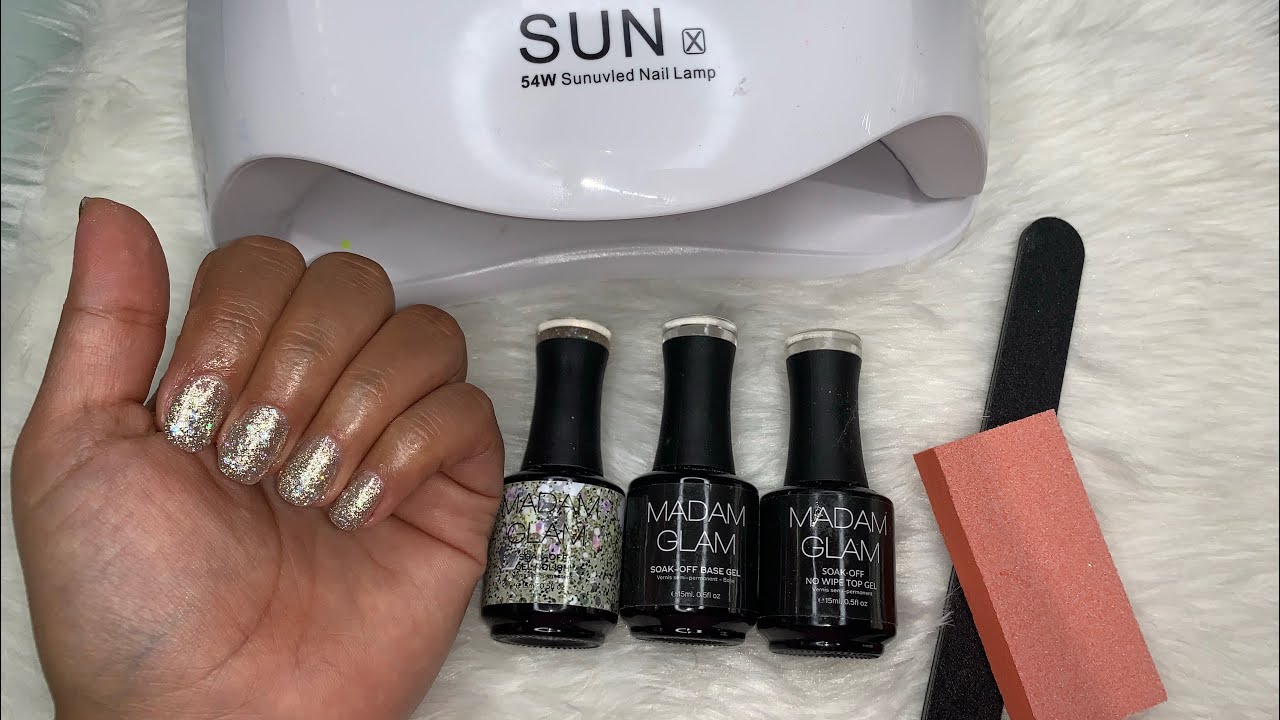 How To Apply Gel Polish | Madam Glam | DIY Gel Polish On Natural Nails