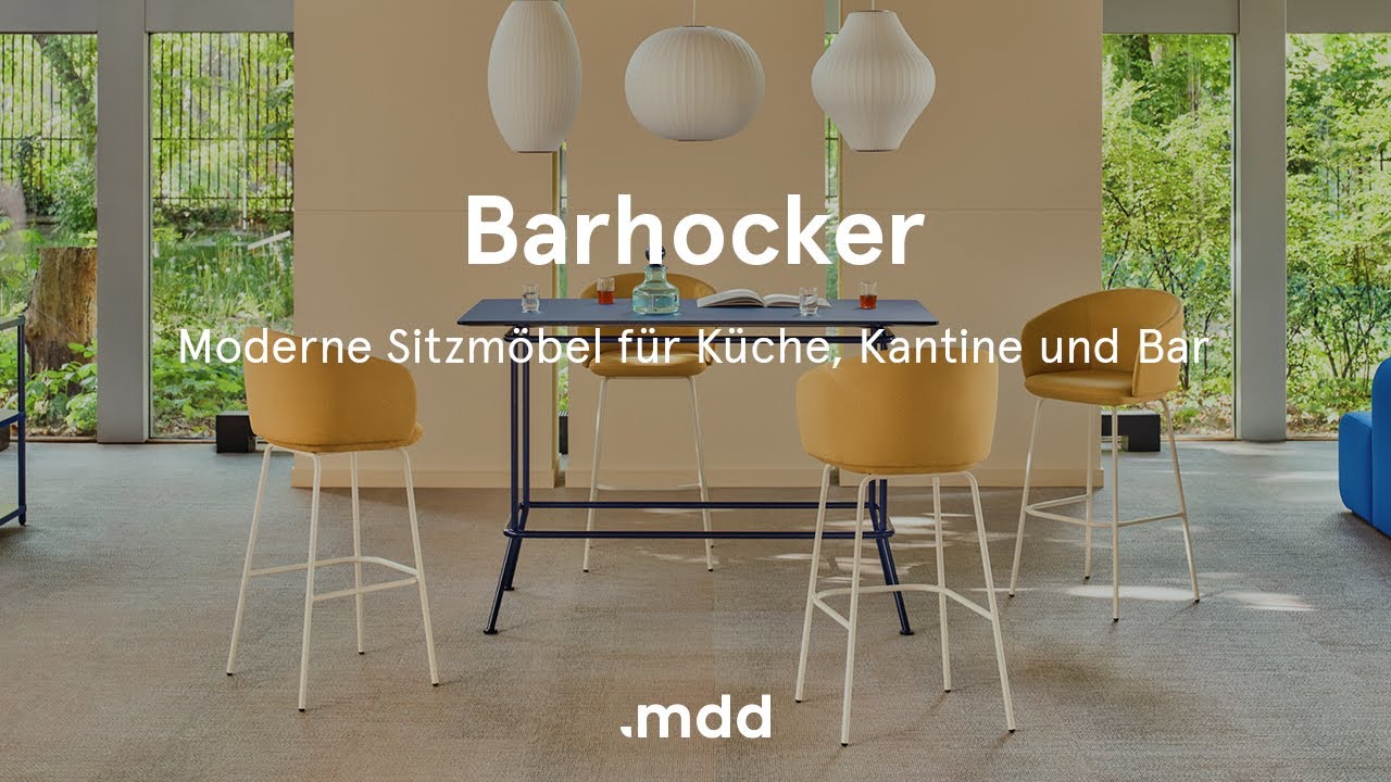 Barhocker - Moderne Sitzm&ouml;bel f&uuml;r K&uuml;che, Kantine und Bar