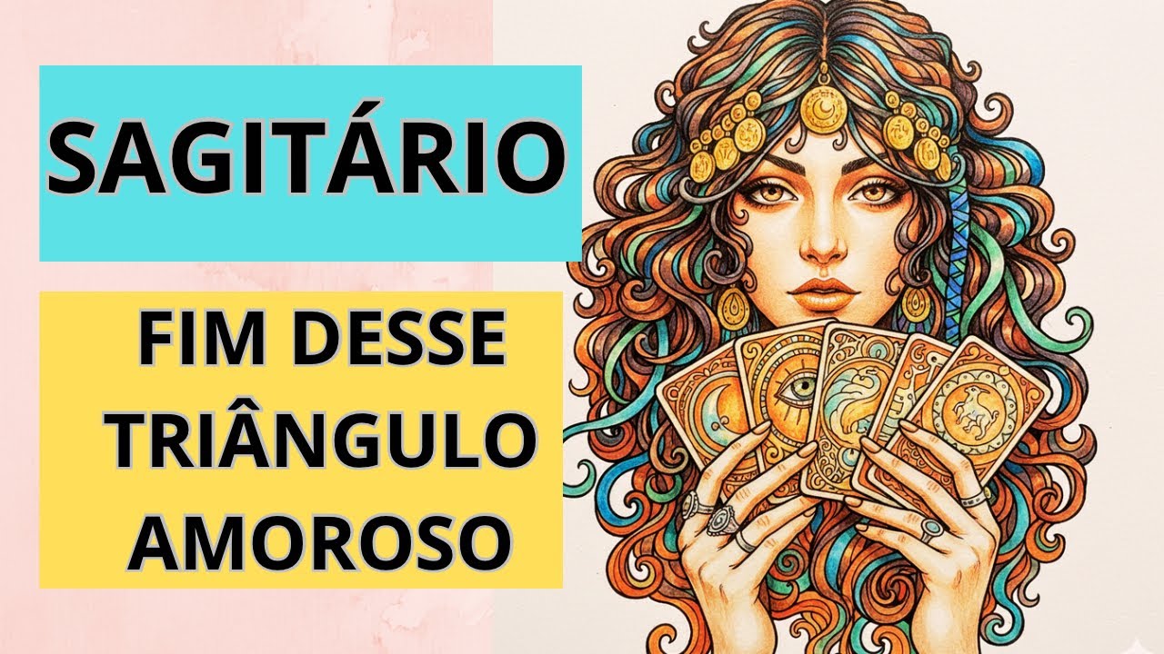 SAGITÁRIO ♐️ FIM DE UM TRIÂNGULO AMOROSO! 😱