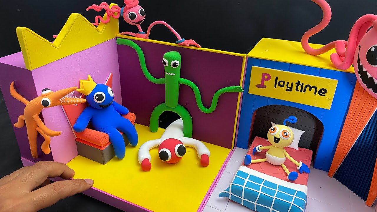 Making RAINBOW FRIENDS ROOM Vs Poppy playtime's / All monster in Rainbow Friends