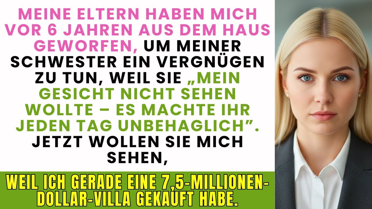 Meine Eltern warfen mich raus, um meiner Schwester zu gefallen – sechs Jahre später änderte sich