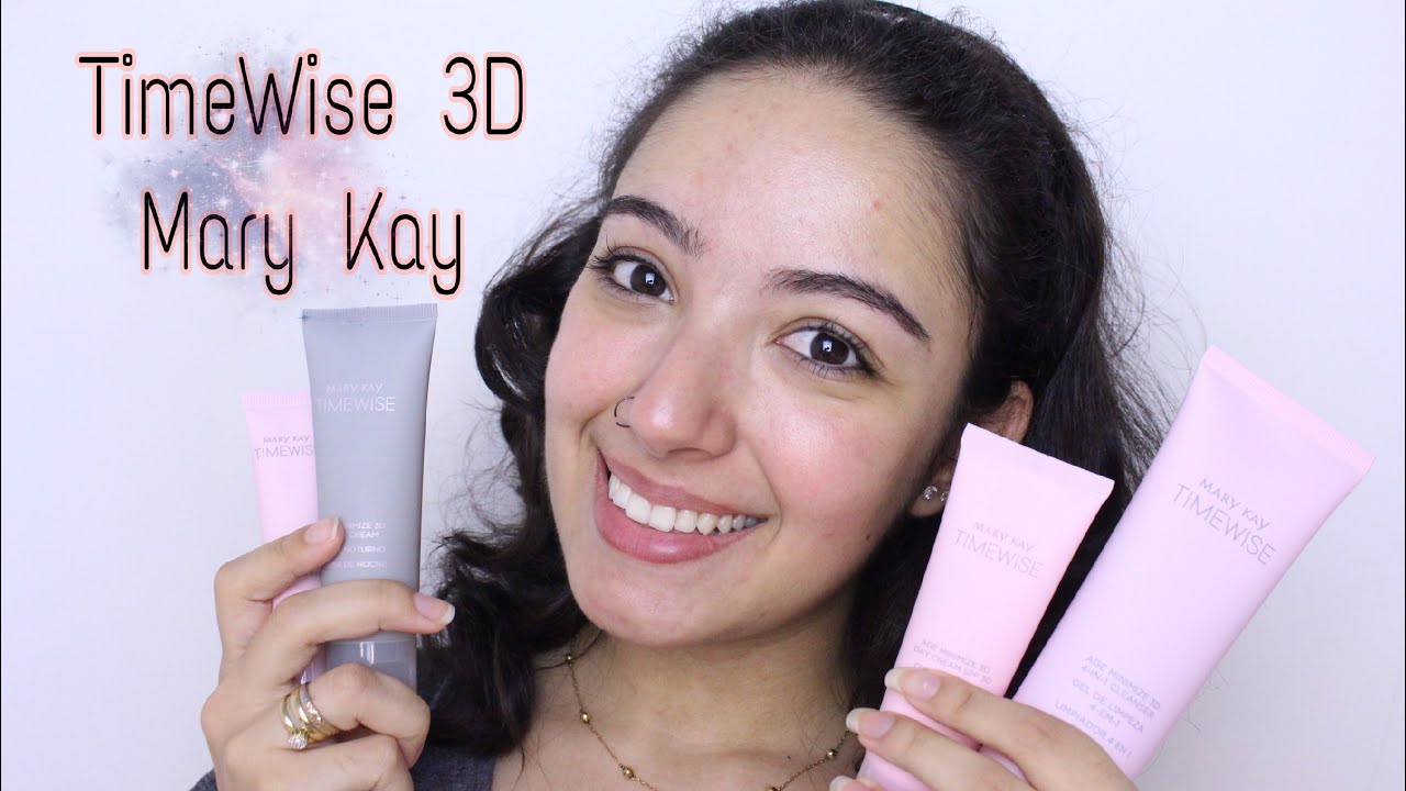 Testa e Fala : Linha TimeWise 3D da Mary Kay
