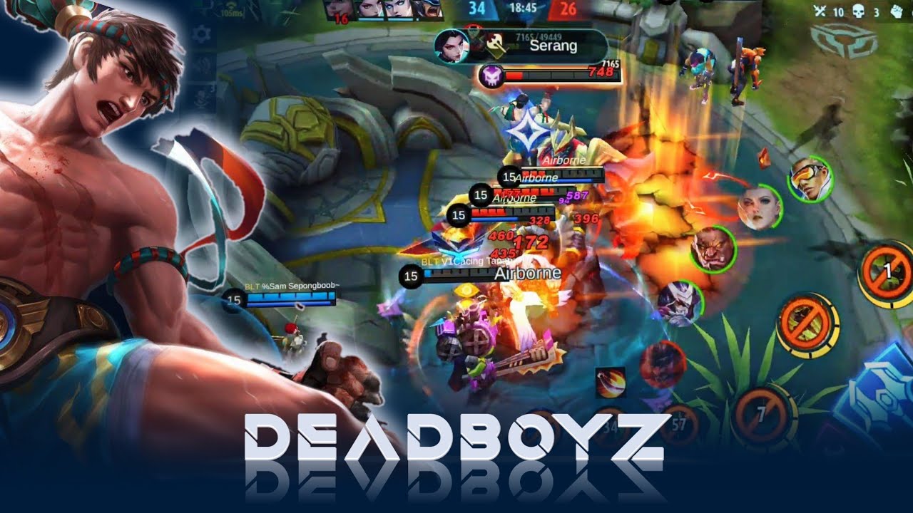 Chou Gameplay Highlight Rank Perfect Win - Mobile Legends