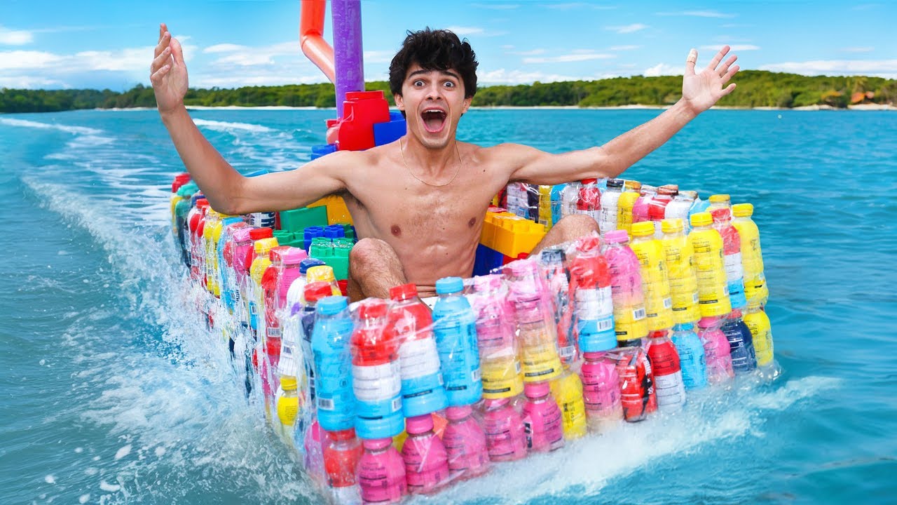 I Built a Boat Out Of TRASH!