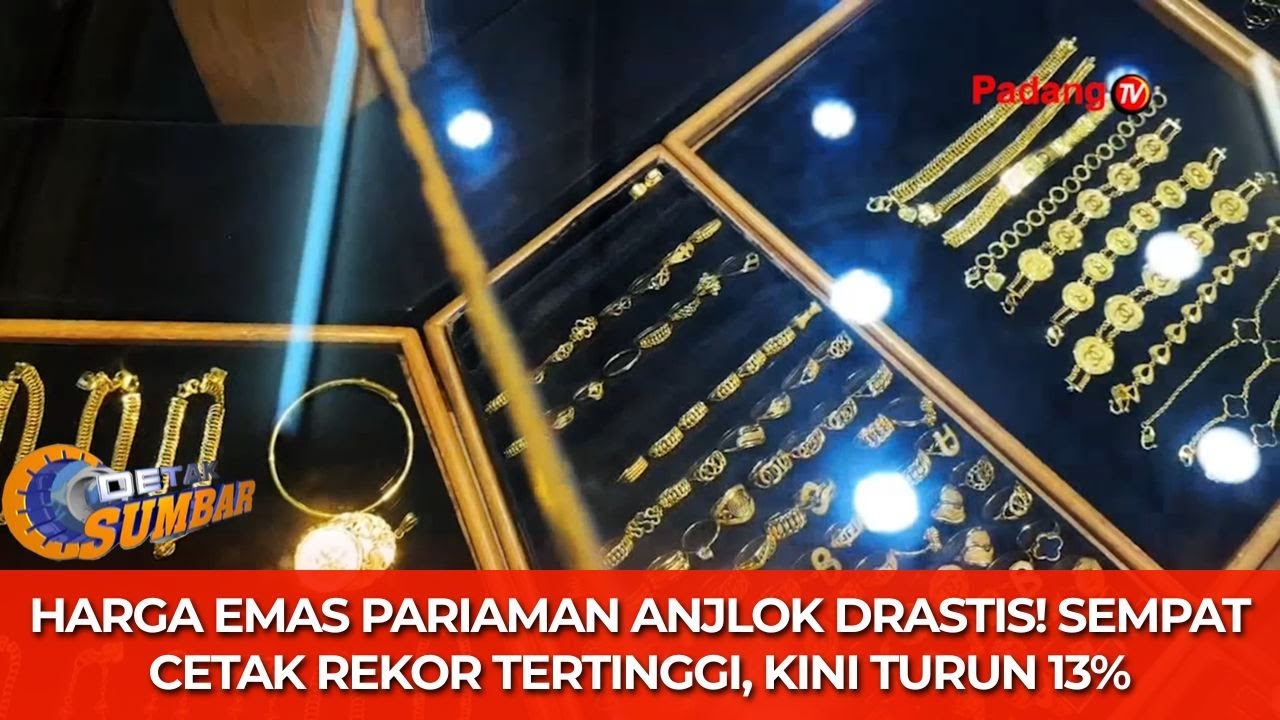 HARGA EMAS BERGOLAK TAJAM DI PASAR PARIAMAN
