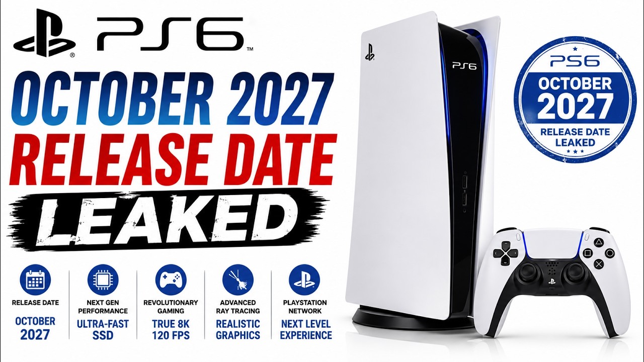 PS6 October 2027 Release Date LEAKED! This Thing Is INSANE!