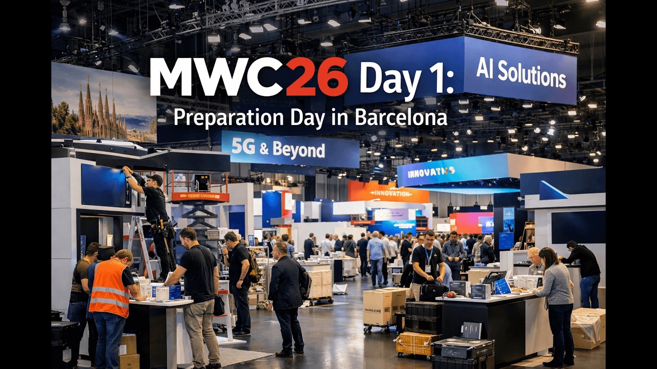 MWC26 Day 1: Preparation Day in Barcelona