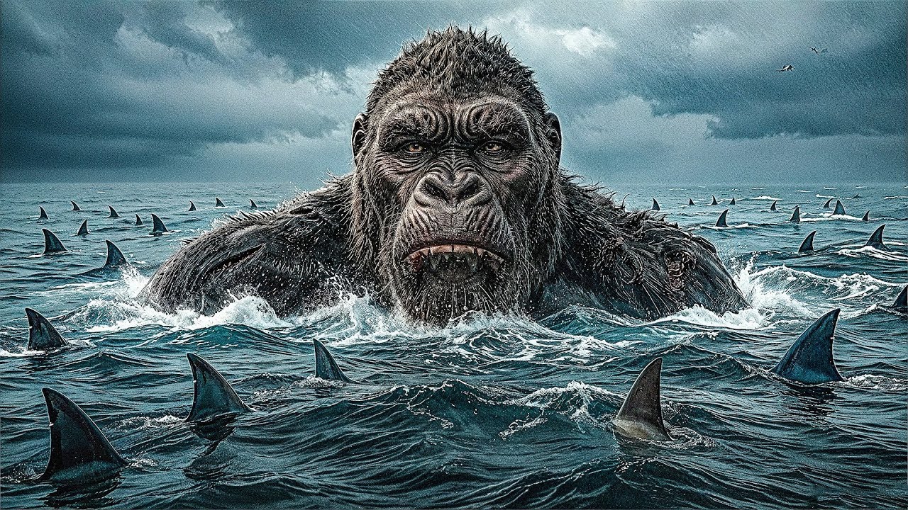 Kong Battles Millions of Metal-Eating Sharks in the Ocean