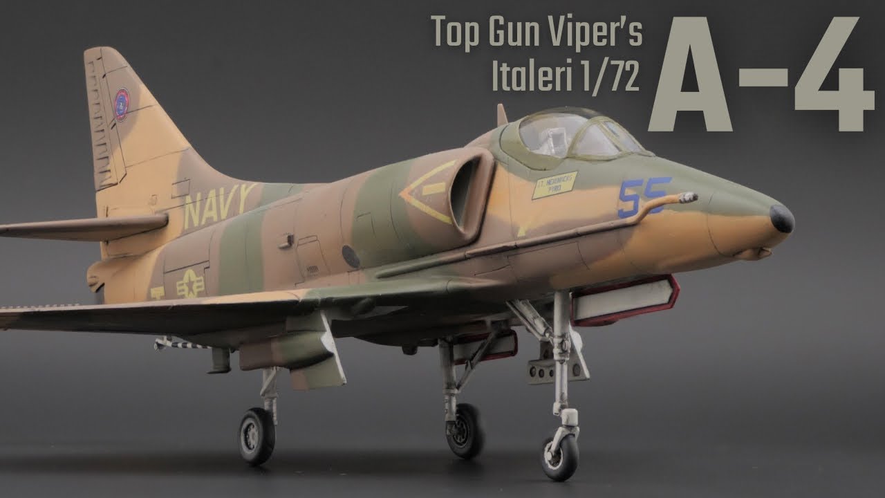 Top Gun Viper’s Douglas A-4 Skyhawk 1/72 Italeri 1422 Full Build Video | RWO Models