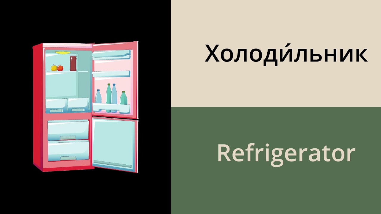 Household appliances in Russian // Russian vocabulary for beginners