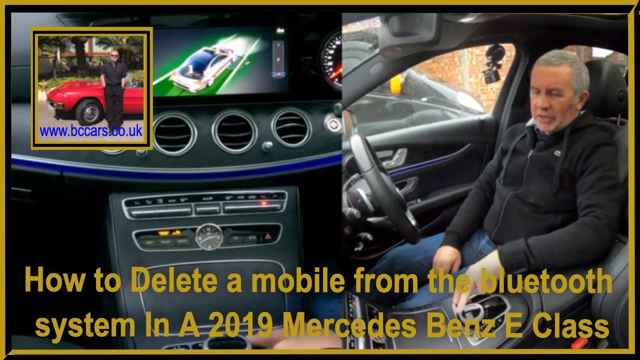 How to Delete a mobile from the bluetooth system In A 2019 Mercedes Benz E Class