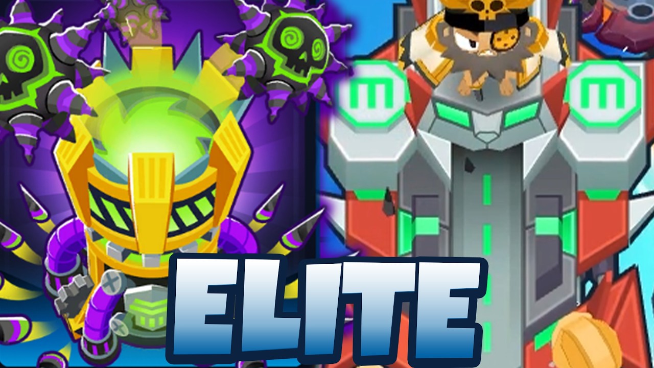 ELITE BOSS vs. MILITARNE MAŁPKI I WSPARCIE 😎 w Bloons TD6 Polska