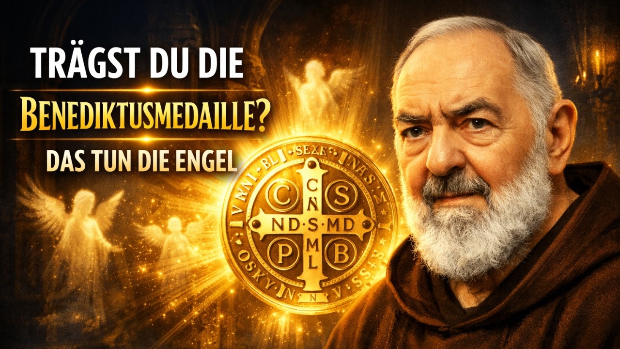 Tragen Sie die Benediktus-Medaille? Pater Pio offenbarte, was die Engel um Sie herum tun