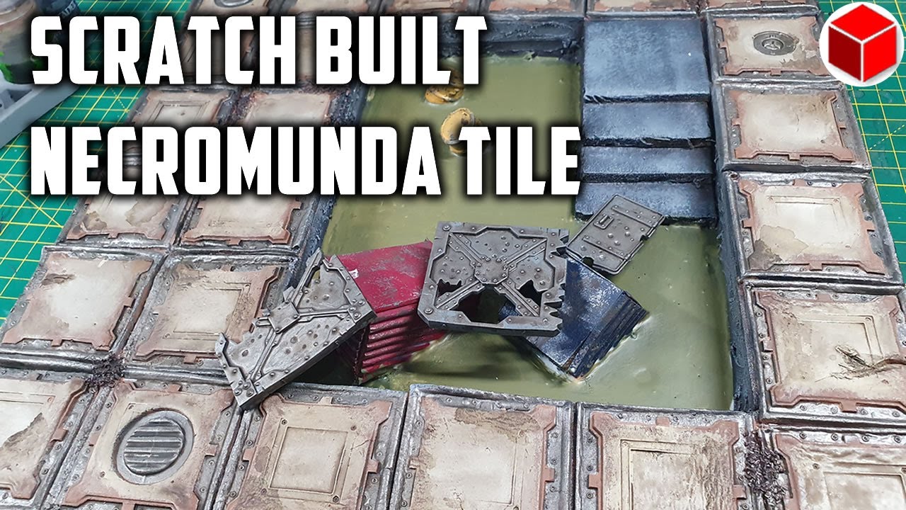 How To Make Your Own Custom Necromunda Tiles - Zone Mortalis, Sump Town etc.