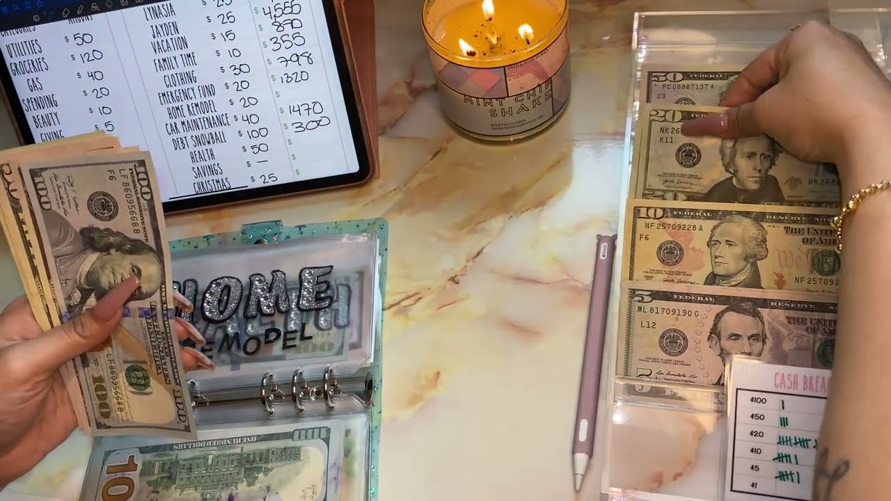 April 2021 | Update | Cash Envelope Stuffing | Pinkxbudgetz