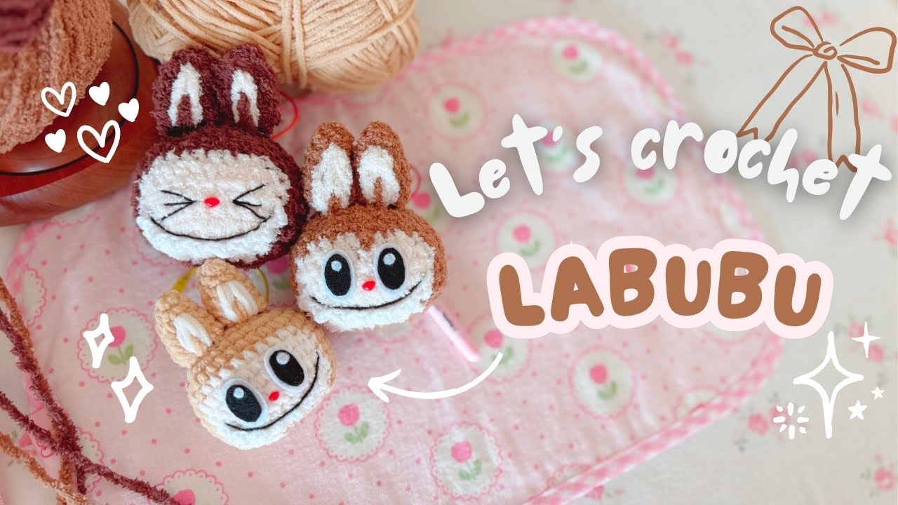 Let's Crochet Labubu Bag Charm | Free Pattern & Beginner Friendly!