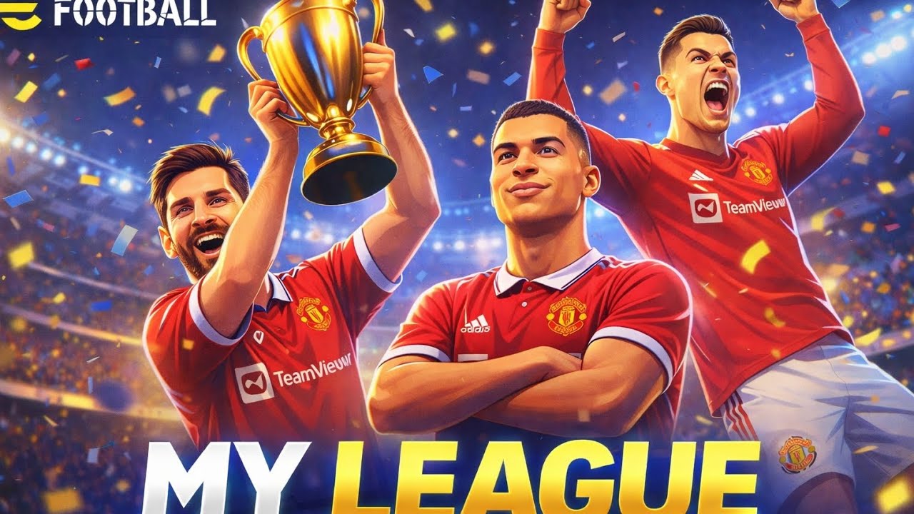 الدوري الانجليزي #1:بدات رحلة السيطرة على الدوري الانجليزي في efootball my league🔥⚽️