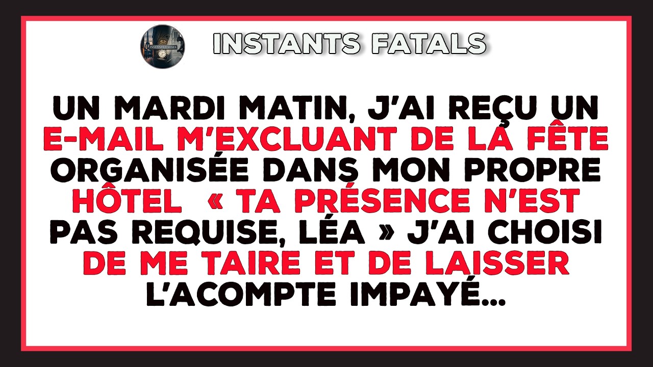 Ma Mère M’a Exclu De Sa Fête Au Complexe Balnéaire, Puis Tout A Été Annulé…