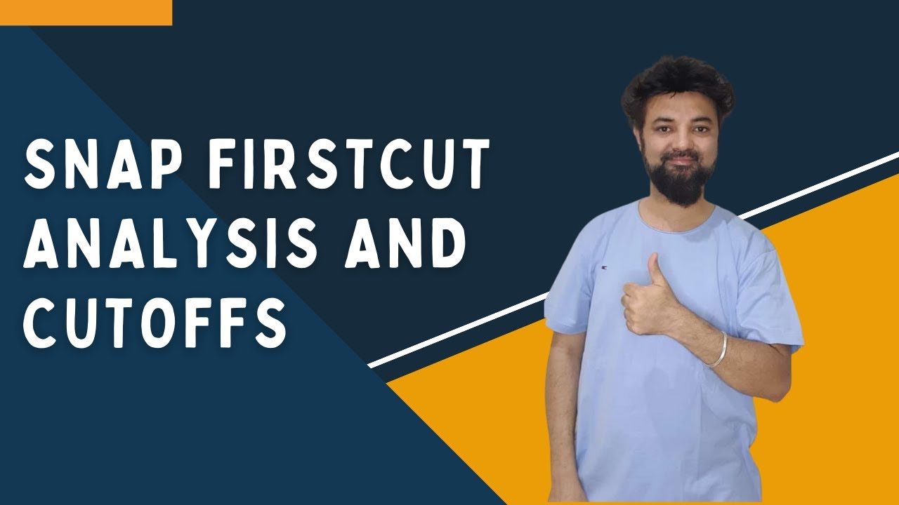 SNAP FirstCut Analysis and Cutoffs
