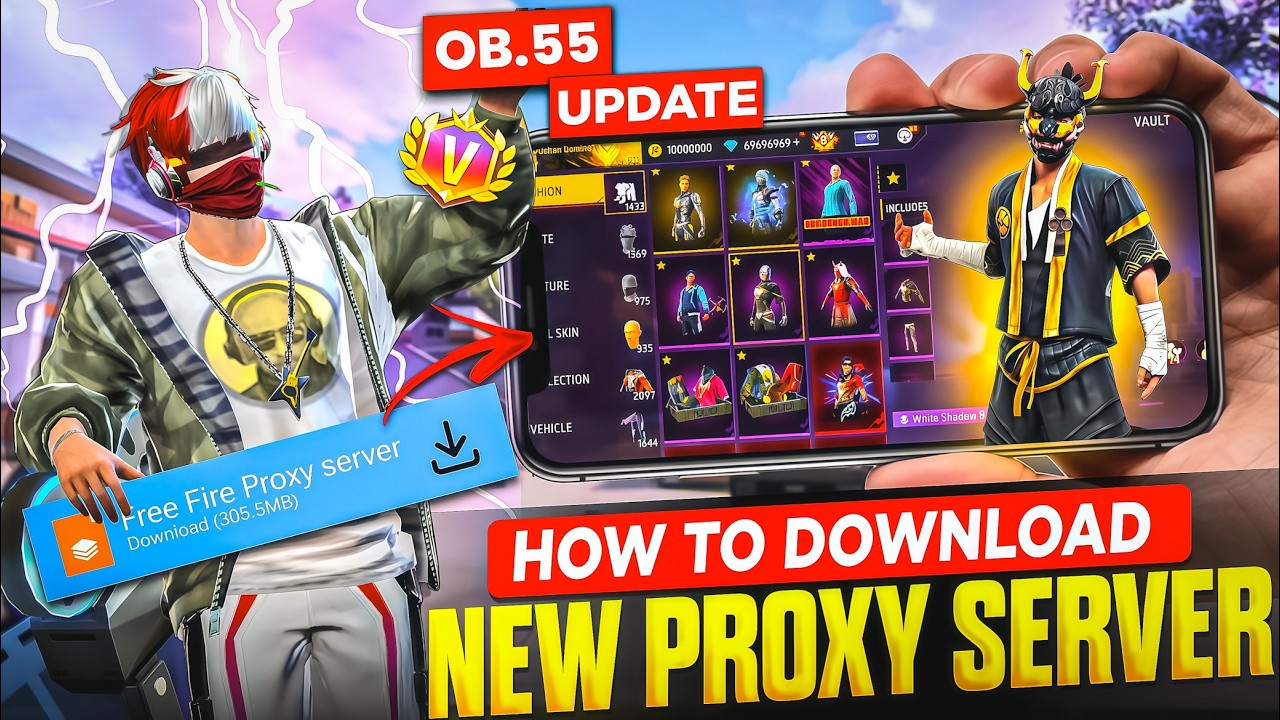 How to Download Proxy Server In Free Fire 🔥📈 | Free Fire Proxy Server | Proxy Server Free Fire