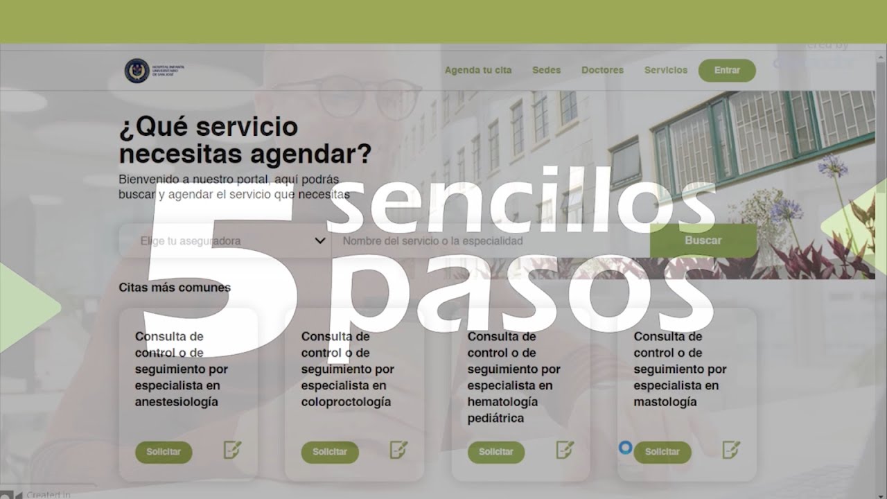 En solo 5 pasos puedes agendar tu cita m&eacute;dica