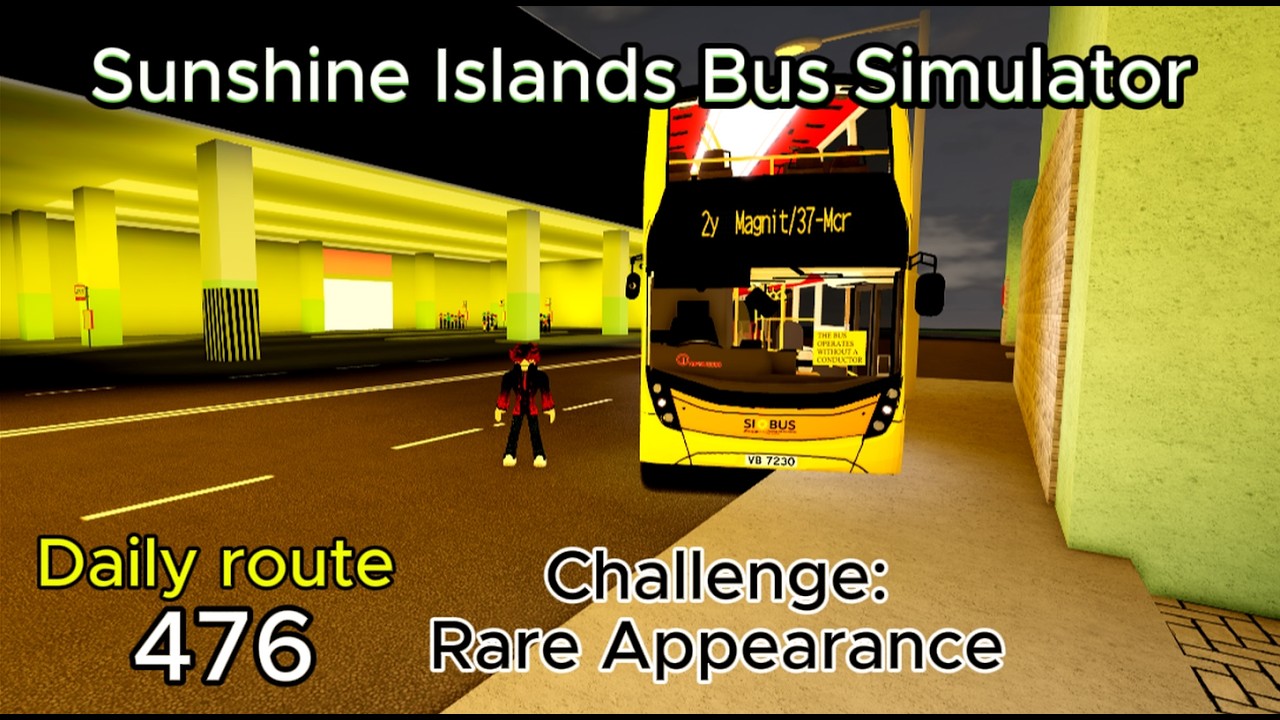 Daily Route: 476. Challenge: Rare Appearance. 