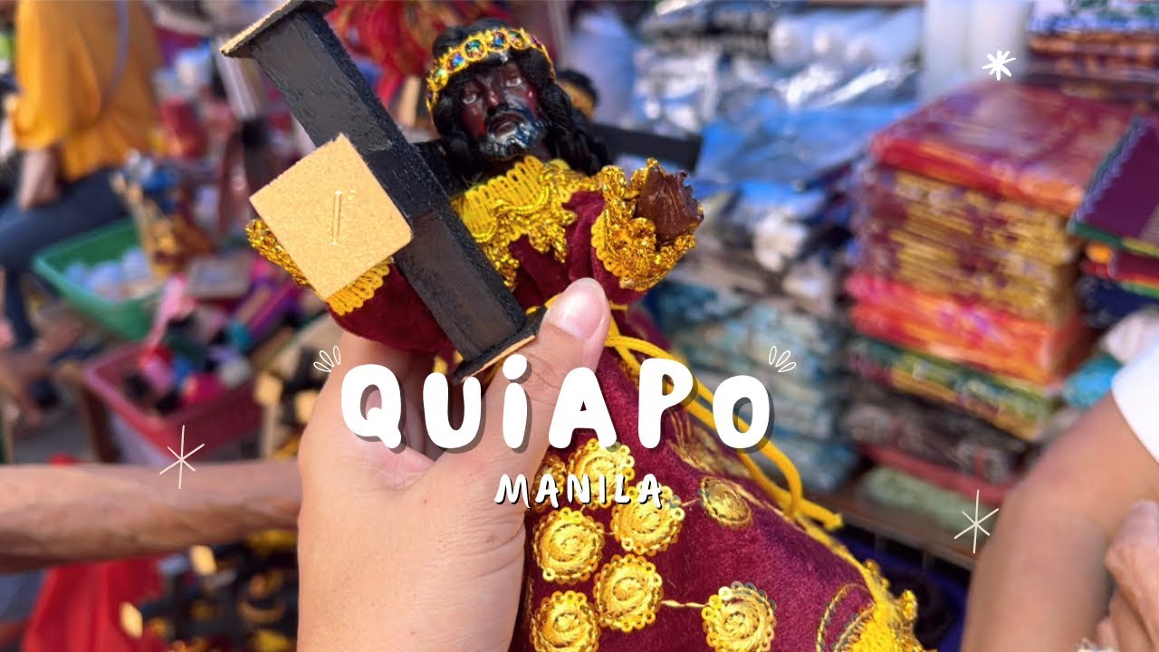 QUIAPO MANILA | Handmade and Handpainted Religious Images + Street Market atbp.