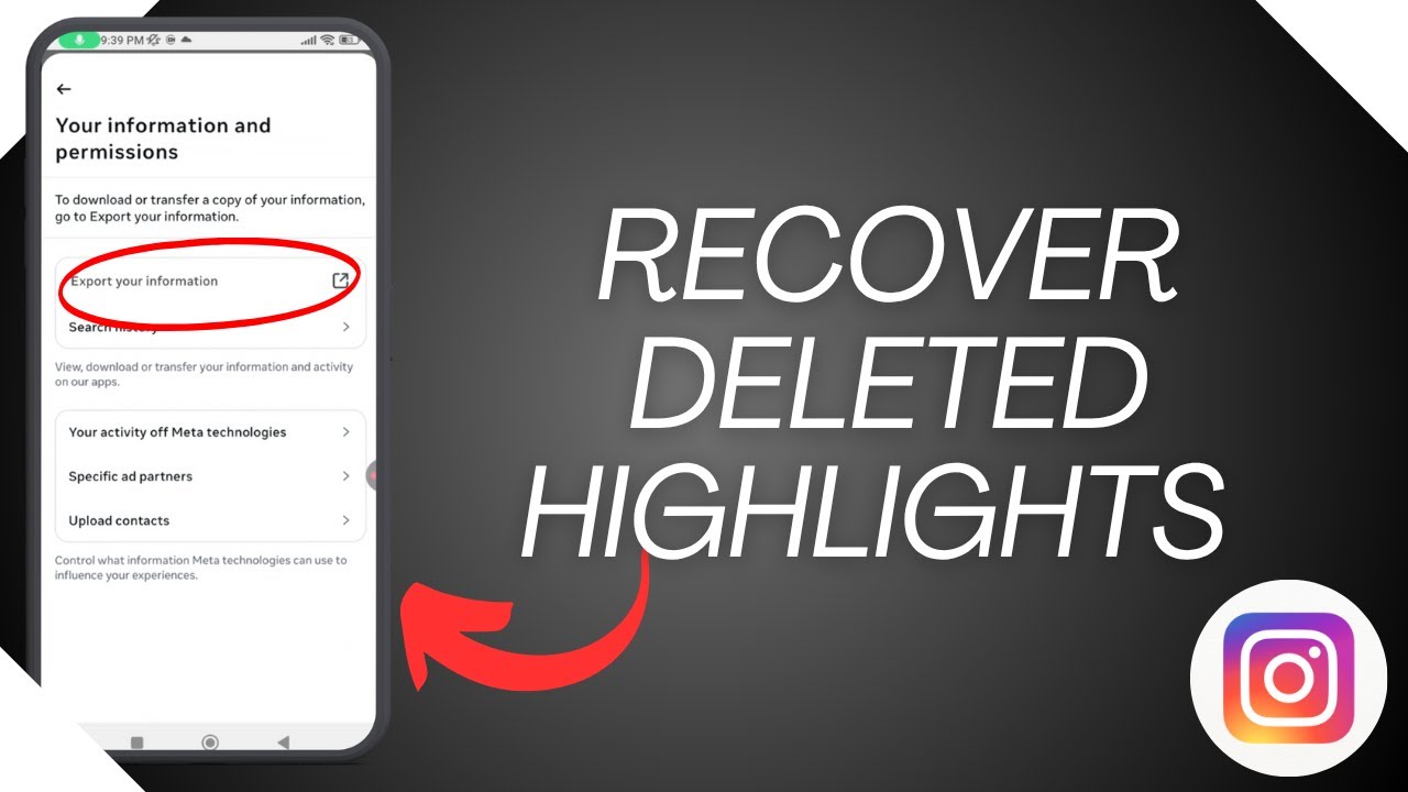 How to Recover Deleted Instagram Highlights 2025 — Step-by-Step Restore Guide