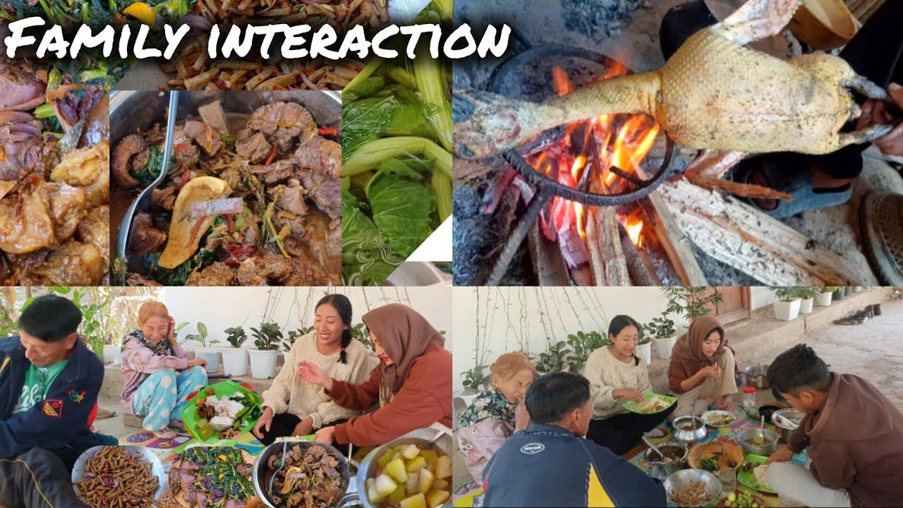Tangkhul Naga family village life in Manipur/ Happy New Year wishing you all /family interaction 