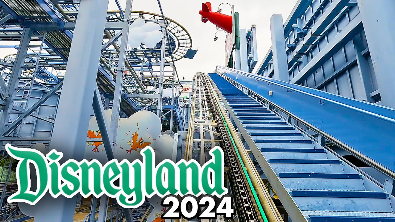Goofy's Sky School 2024 - Disney California Adventure Ride [4K60 POV]