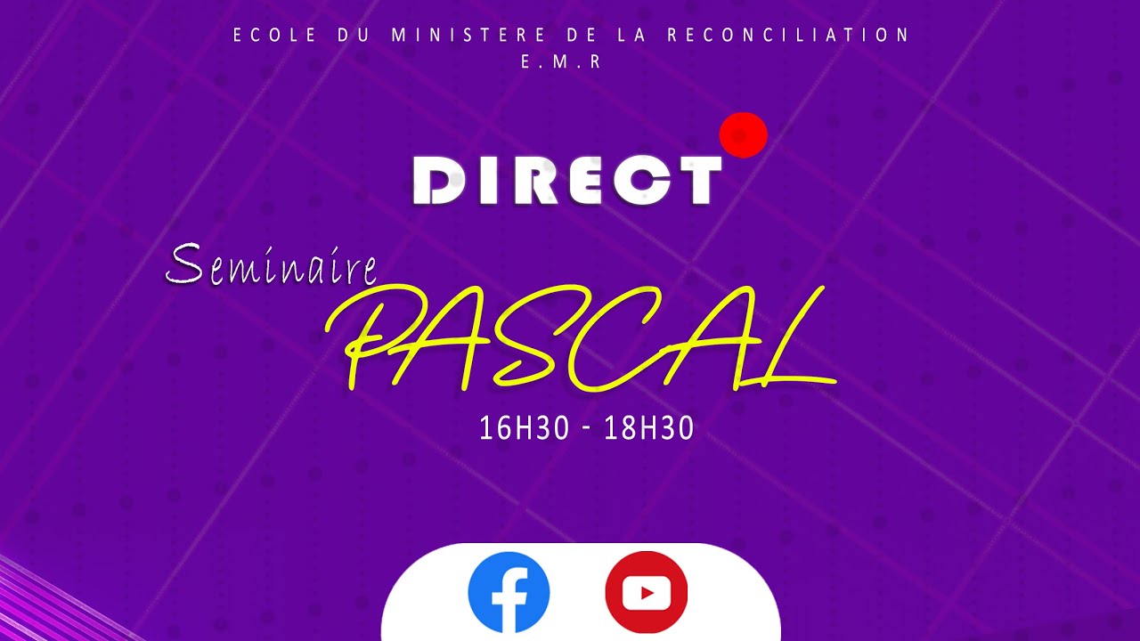 SEMINAIRE PASCAL 1er JOUR.