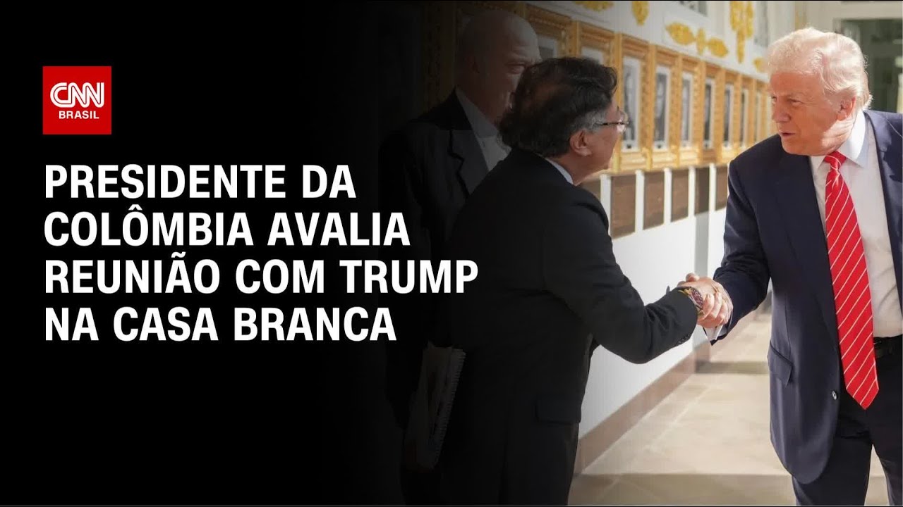 Gustavo Petro fala à imprensa após reunião com Donald Trump | HORA H