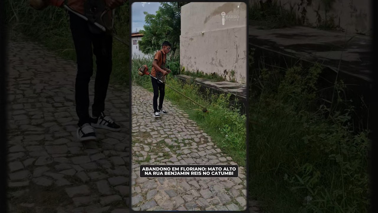 MORADORES DENUNCIAM ABANDONO E MATO ALTO NA RUA BENJAMIN REIS, NO BAIRRO CATUMBI, EM FLORIANO (PI)