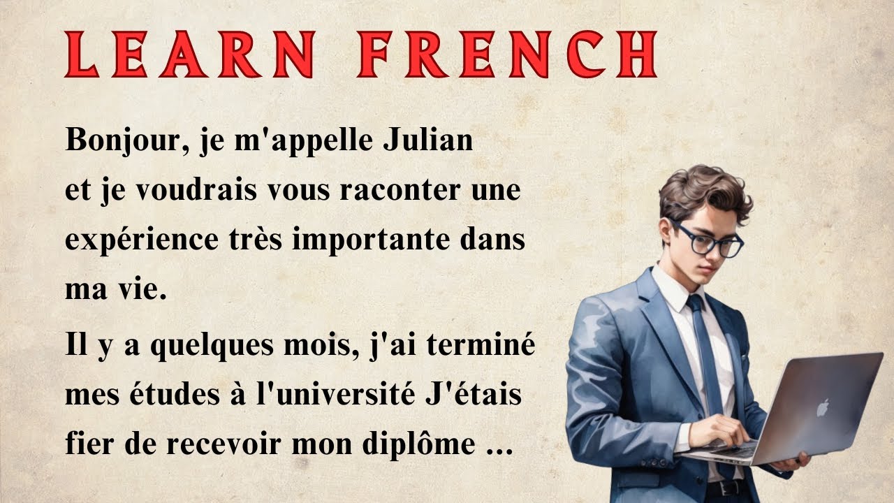 Learn French with a simple story for Beginners (A1-A2) | Perfect Your French Pronunciation