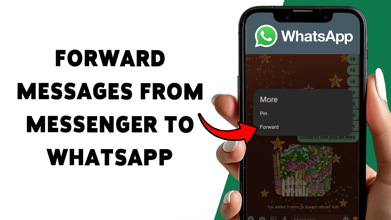 Как пересылать сообщения из Messenger в WhatsApp | Делитесь чатами Messenger в WhatsApp в 2026 году