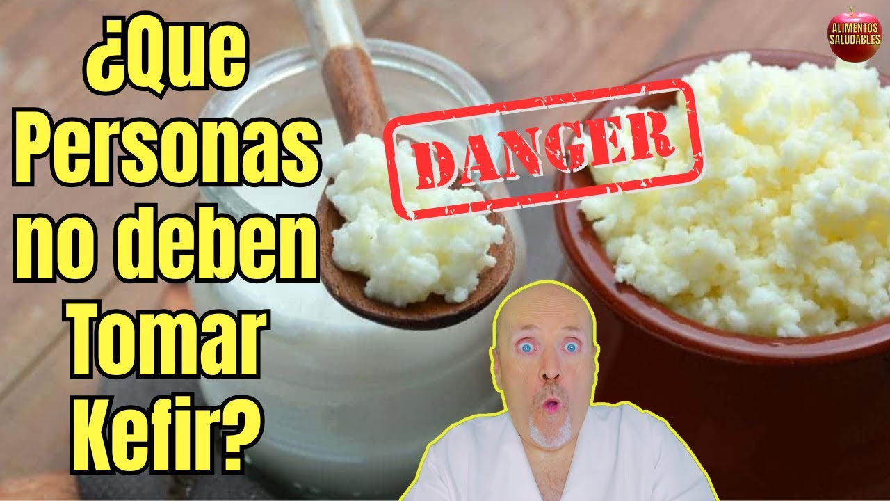 🔴 ¿QUÉ PERSONAS NO DEBEN TOMAR KÉFIR POR SUS PELIGROS PARA LA SALUD? ⚠️🥛