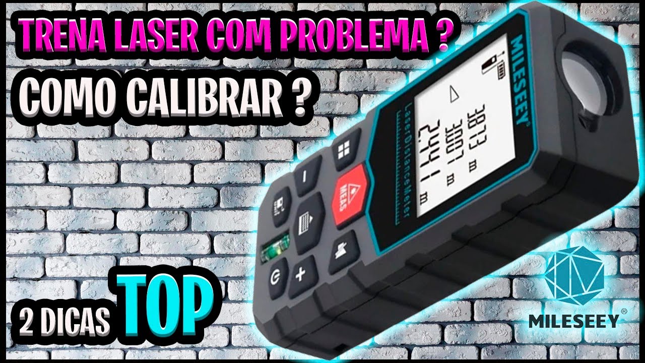 Trena a Laser Como Calibrar ? Como Mudar a Unidade de Medida ? Milessey X5