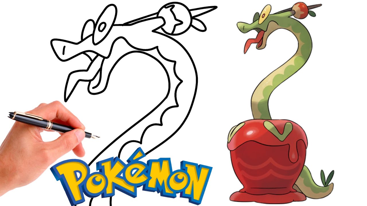 How To Draw HYDRAPPLE POKEMON #1019 | Generation 9