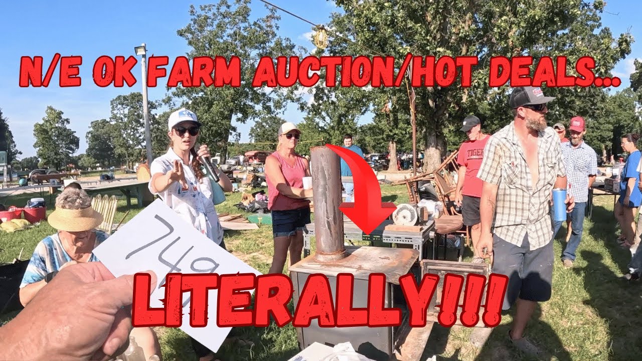 Leach Oklahoma Poultry/Farm Auction... Literally Hot Deals!!!