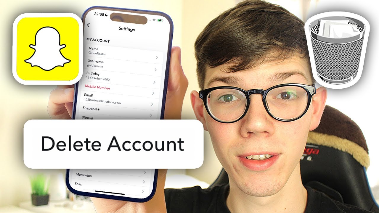 How To Delete Snapchat Account - Full Guide