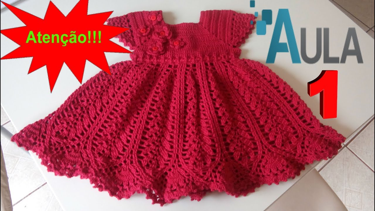 Vestido de Crochê Com Simone Lemos   AULA # 1