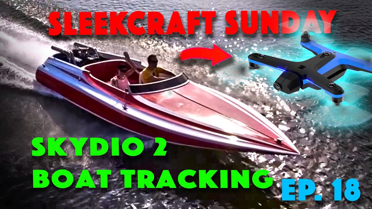 Полет на Skydio 2 с катера ModVP Twin Tunnelhull мощностью 400 л.с. — Sleekcraft Sunday #18