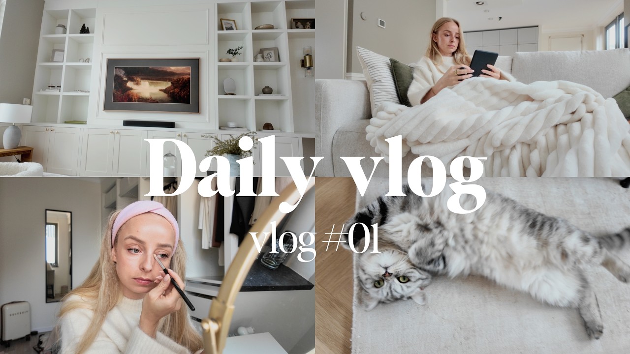 Healing My Nervous System Vlog #1 | Unpacking, Getting Sick & Cozy Wellness Habits